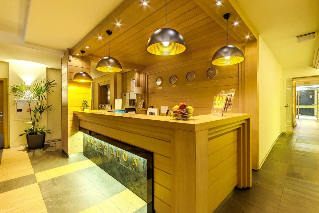 Amira Boutique Hotel Bansko Bagian luar foto Reception