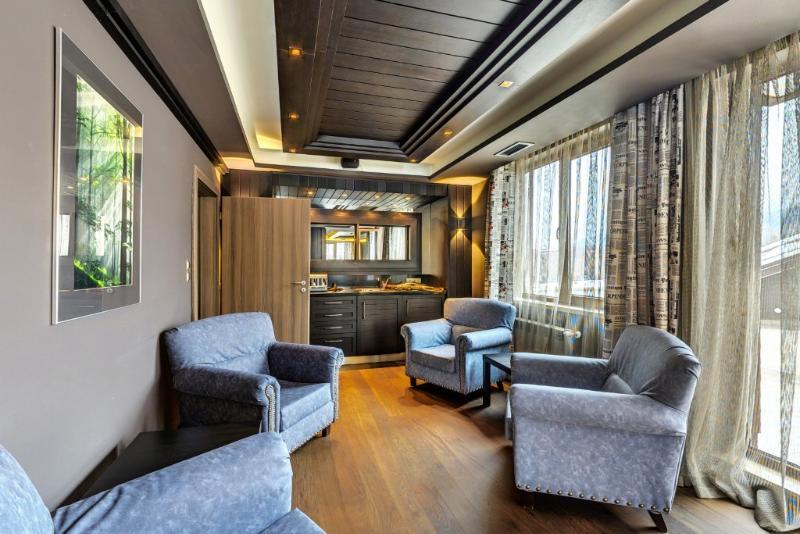 Amira Boutique Hotel Bansko Bagian luar foto A 3D rendering of a living room